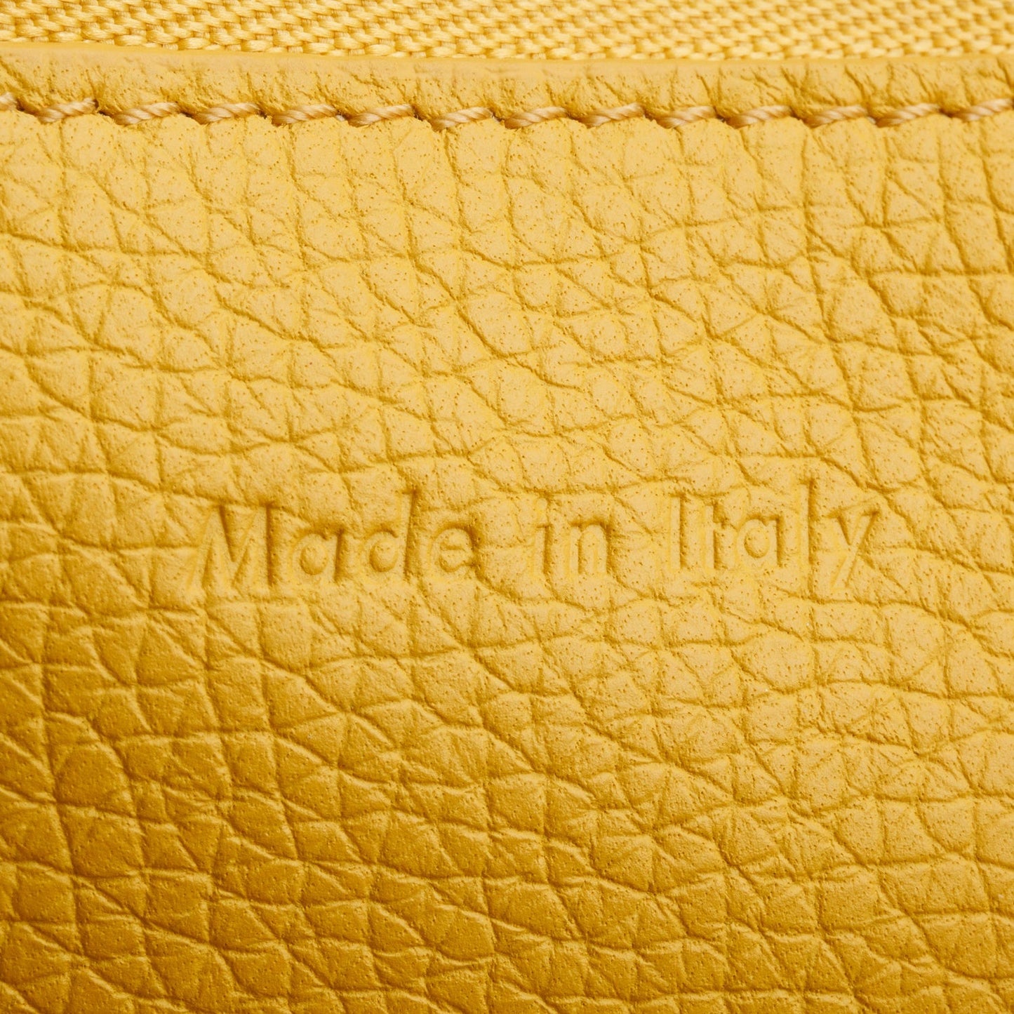 Celine Yellow Supple Grained Calfskin Small Big Bag