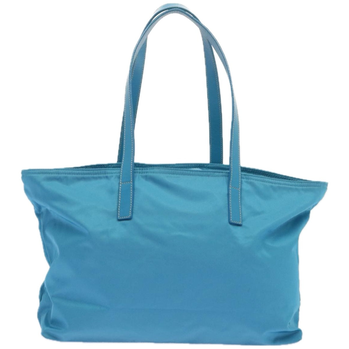 PRADA Tote Bag Nylon Light Blue Auth 67419