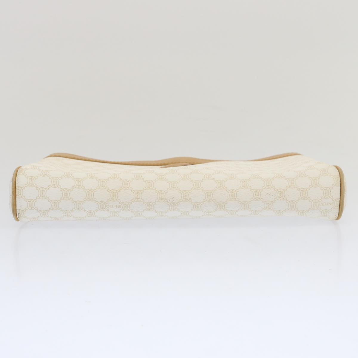 Luxury CELINE Macadam Canvas Clutch Bag PVC Leather Whe  67446