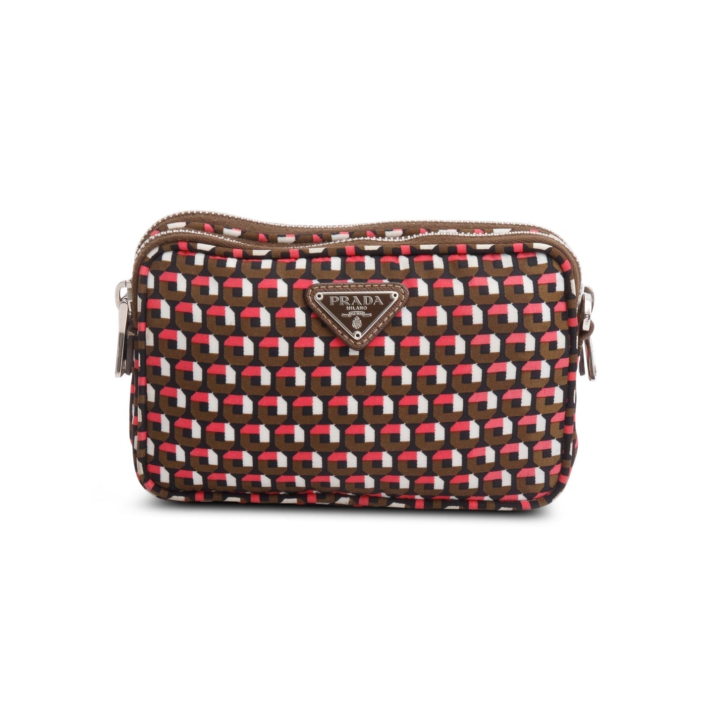 Prada Multicolor Otta Print Tessuto Nylon Convertible Crossbody Bag