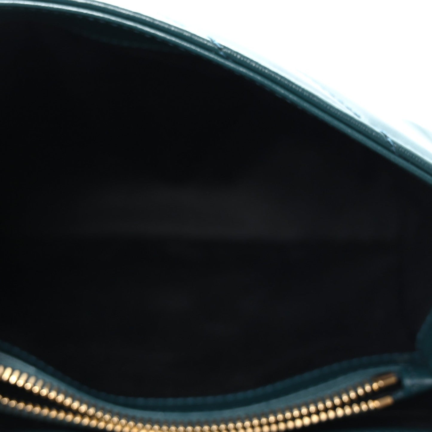 Saint Laurent Calfskin Y Quilted Monogram Small Loulou Chain Satchel Sea Turquoise