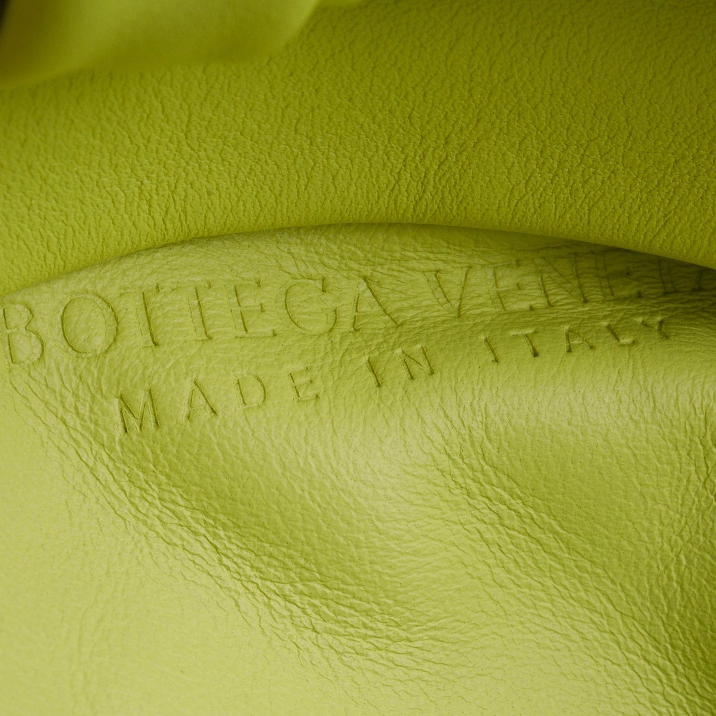 Bottega Veneta Green Nappa Leather The Chain Pouch