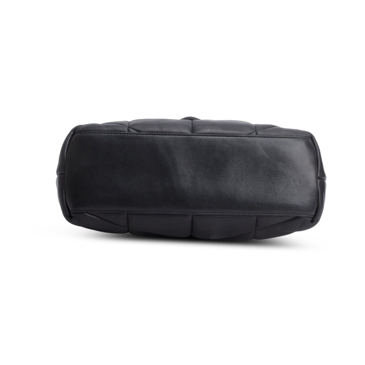 Saint Laurent 2021 Black Nappa Leather Medium Puffer Loulou Shoulder Bag