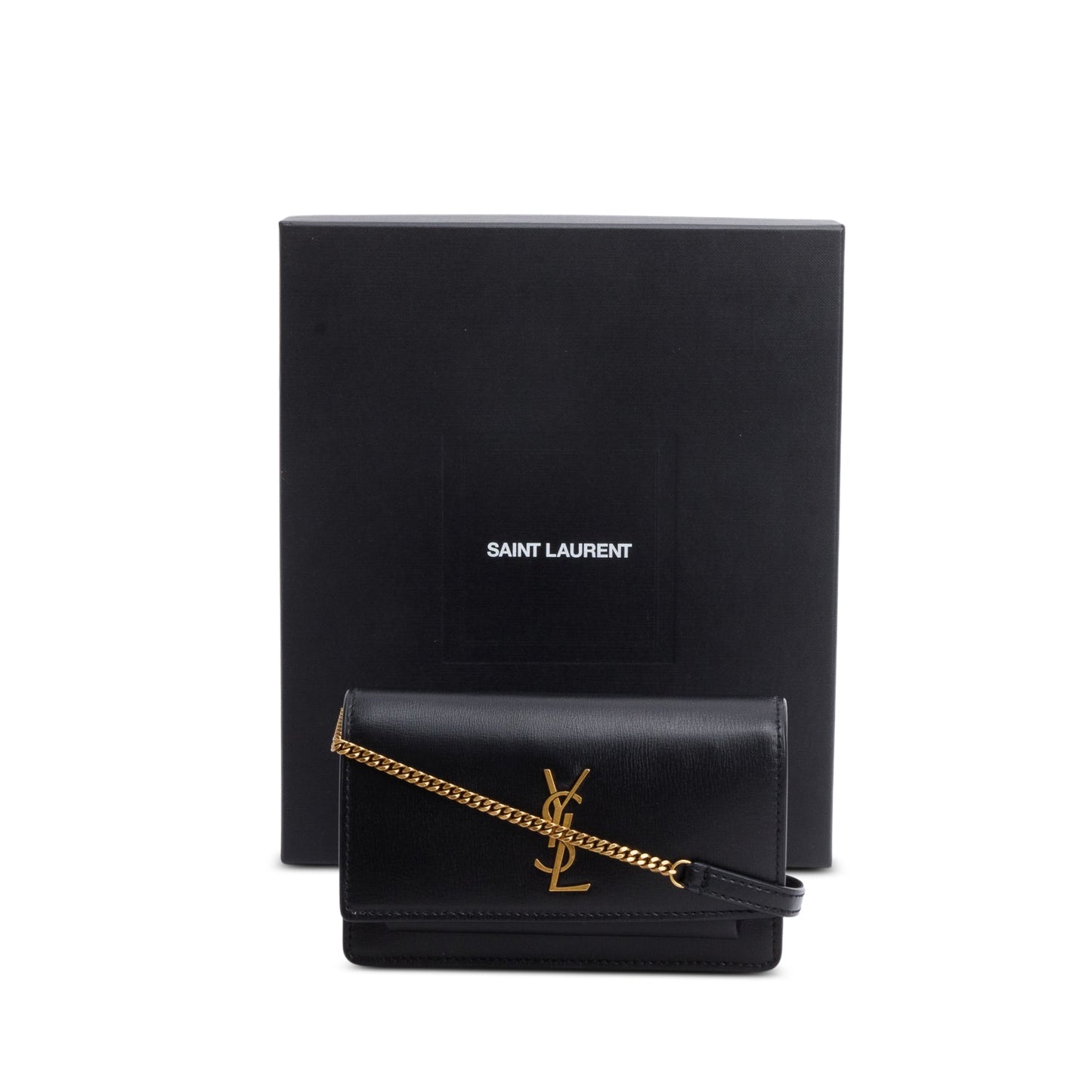 Saint Laurent 2022 Black Leather Baby Sunset Belt Bag