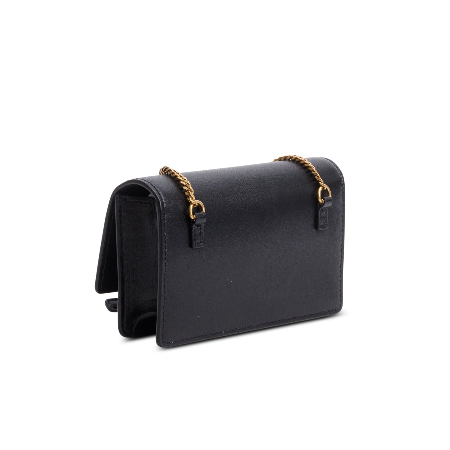 Saint Laurent 2022 Black Leather Baby Sunset Belt Bag