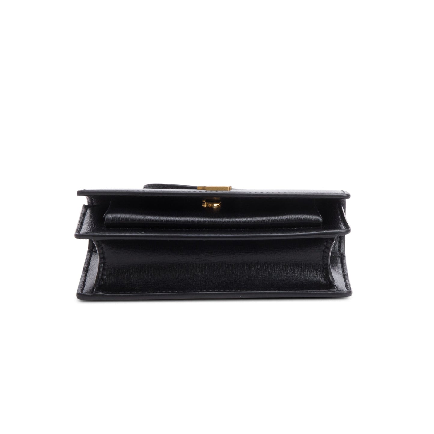 Saint Laurent 2022 Black Leather Baby Sunset Belt Bag