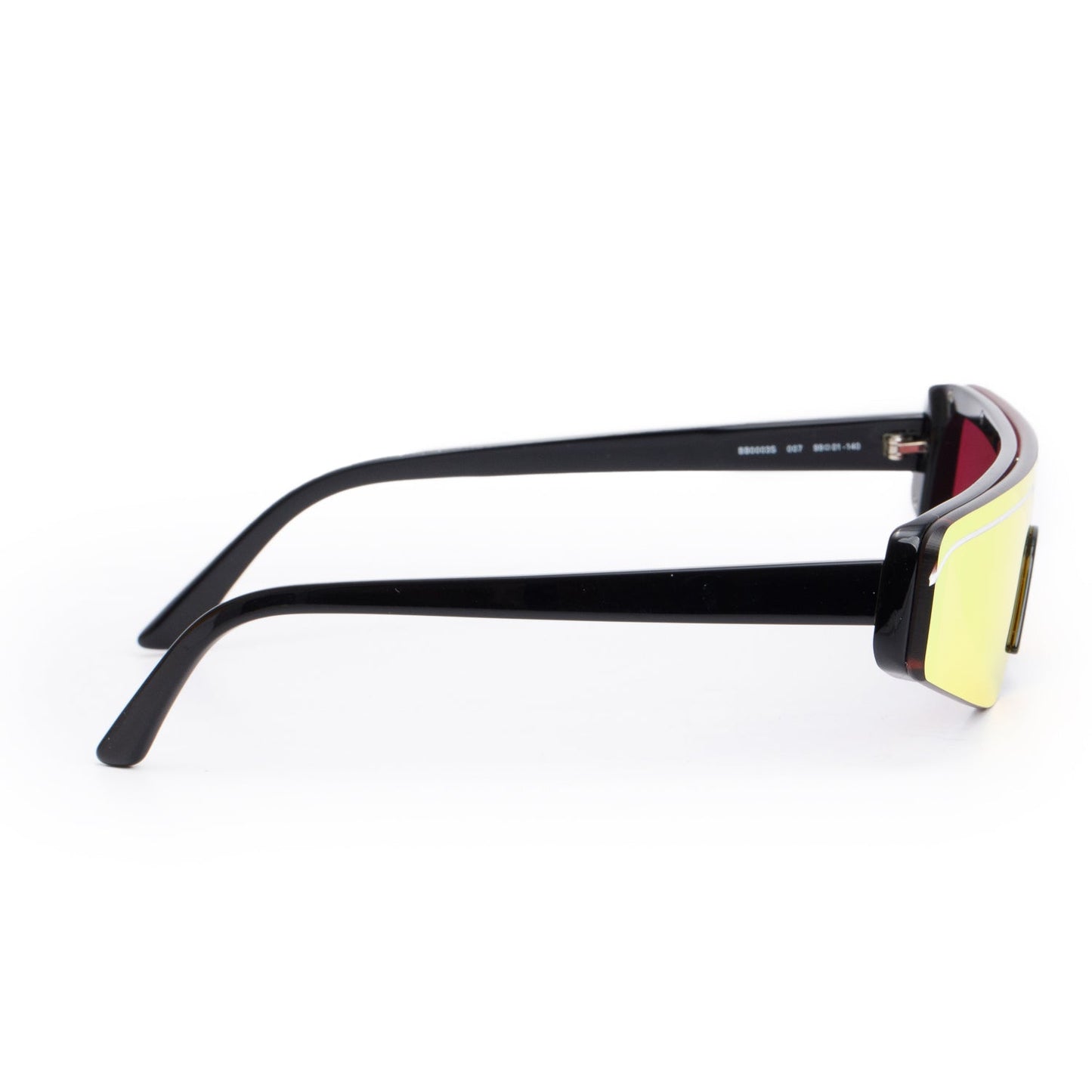 Balenciaga BB0003S Orange Shield Sunglasses