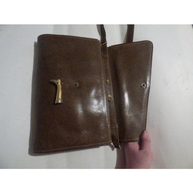Gucci Vintage Pursesdesigner Purses Brown Leather Shoulder Bag
