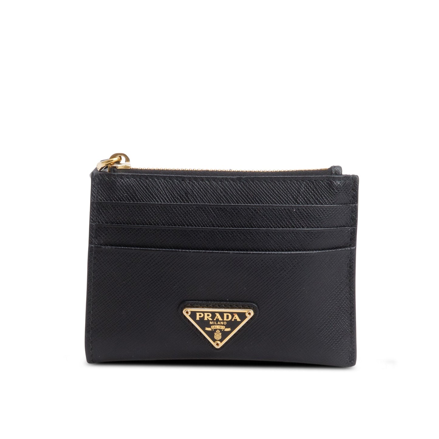 Prada Black Saffiano Leather Card Holder