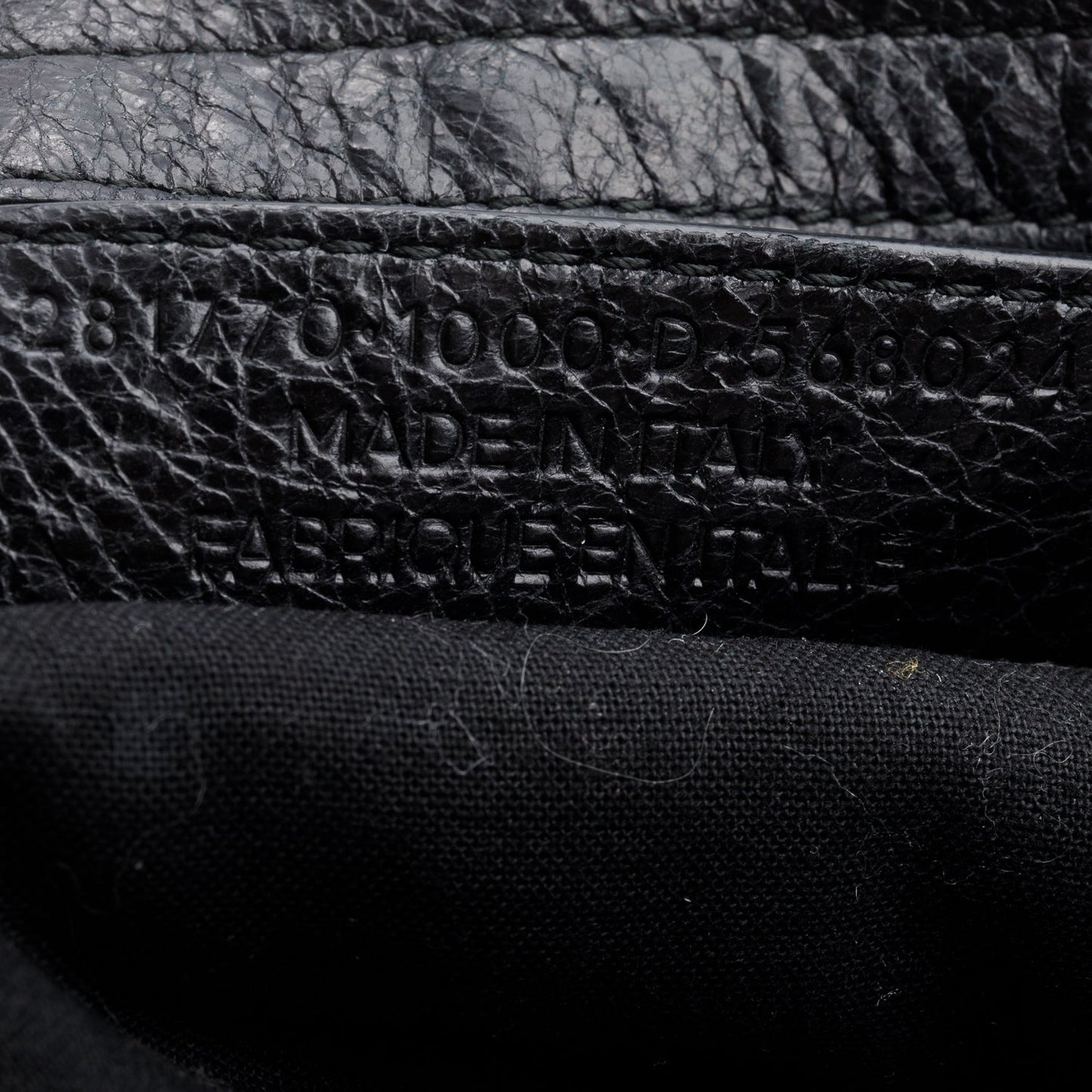 Balenciaga Black Agneau Leather Le City Medium Bag