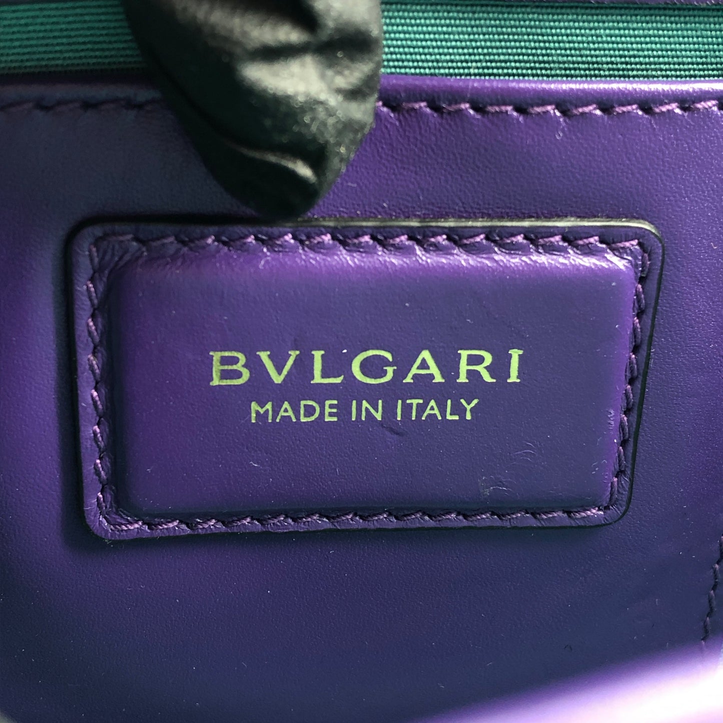 Bulgari Purple Serpenti Forever Flap Shoulder Bag