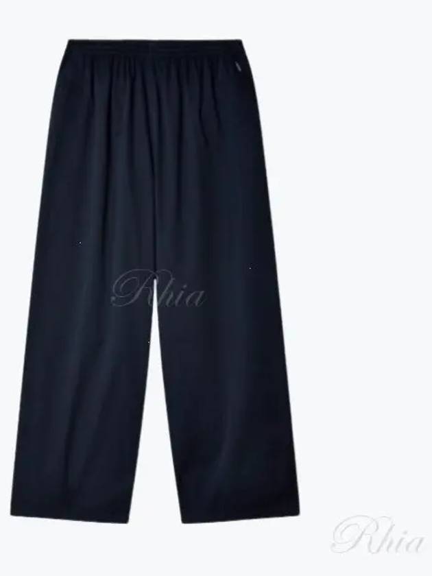 Luxury Balenciaga Trending 2026 Cotton Straight Pants Blue