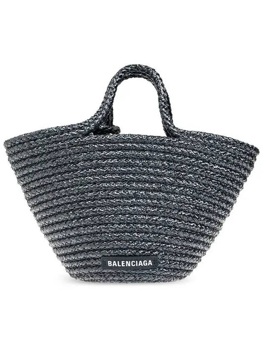 Luxury Balenciaga Trending 2026 Ibiza Small Tote Bag Navy