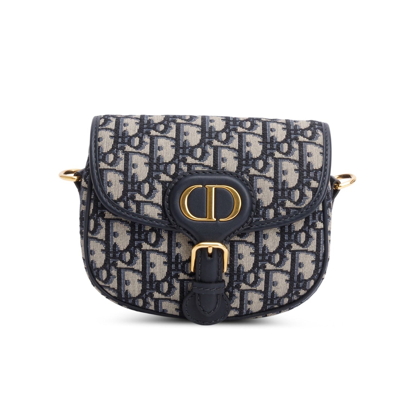 Christian Dior 2020 Blue Oblique Small Bobby Flap Bag