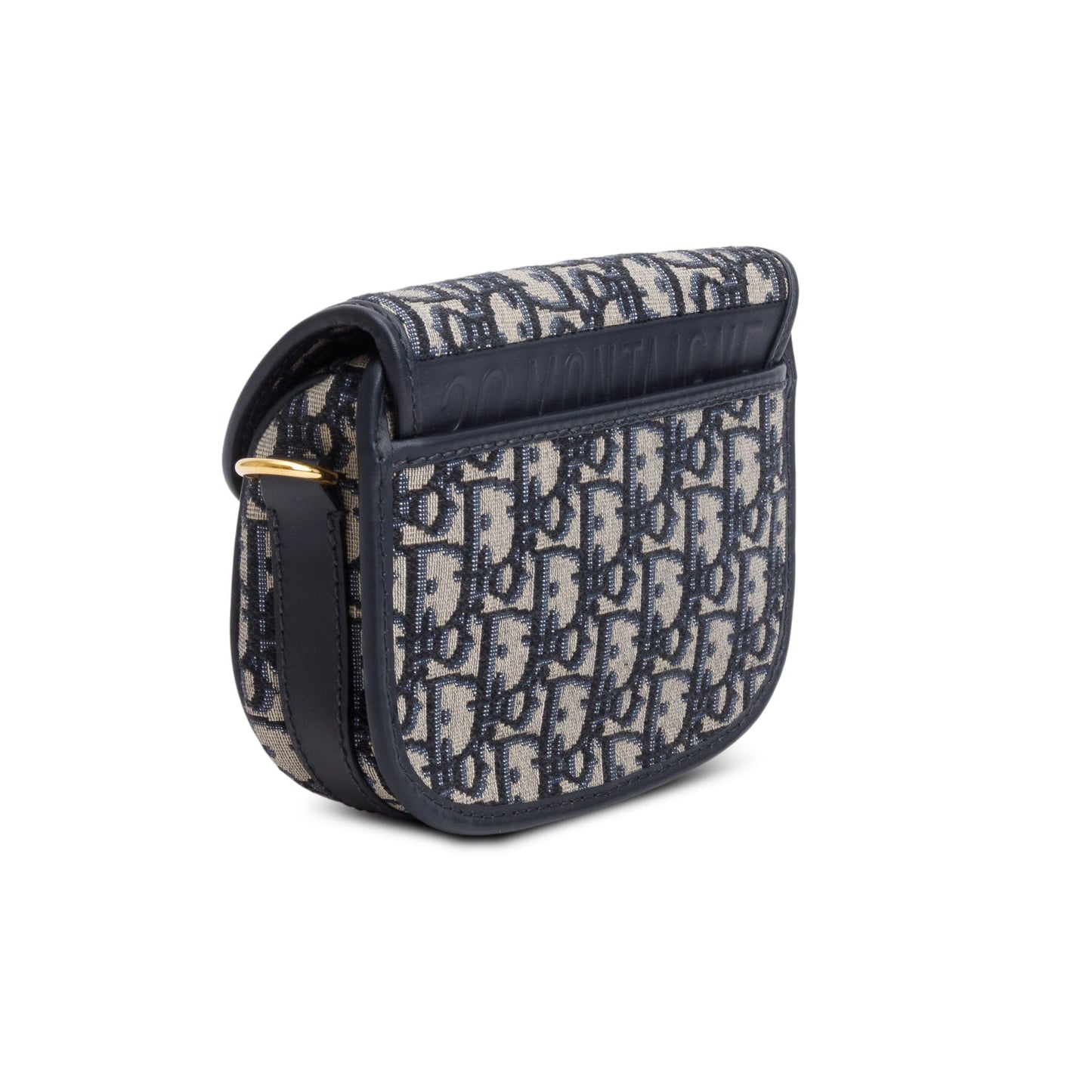 Christian Dior 2020 Blue Oblique Small Bobby Flap Bag