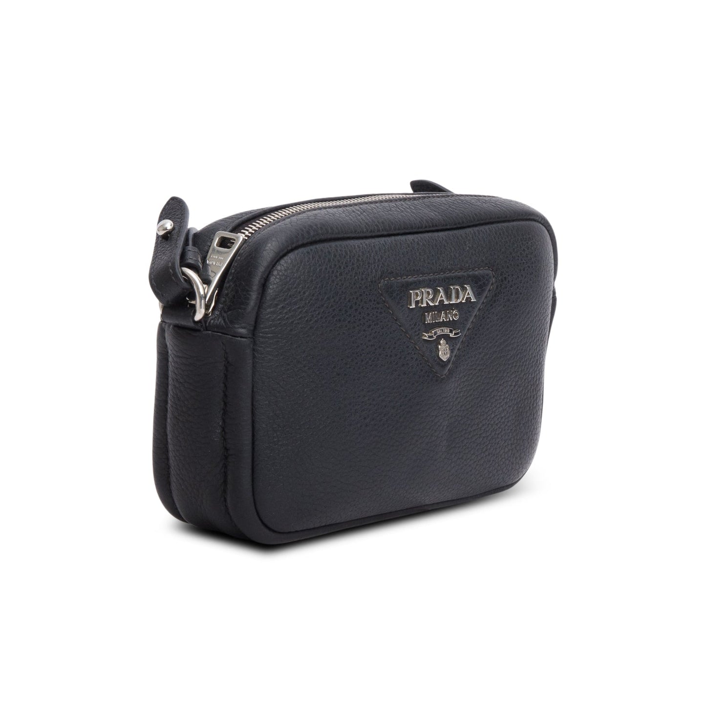 Prada Black Vitello Phenix Camera Bag