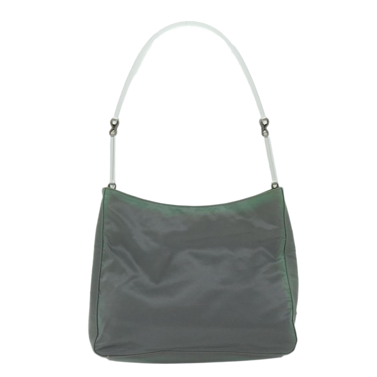 PRADA Shoulder Bag Nylon Khaki Auth 68087