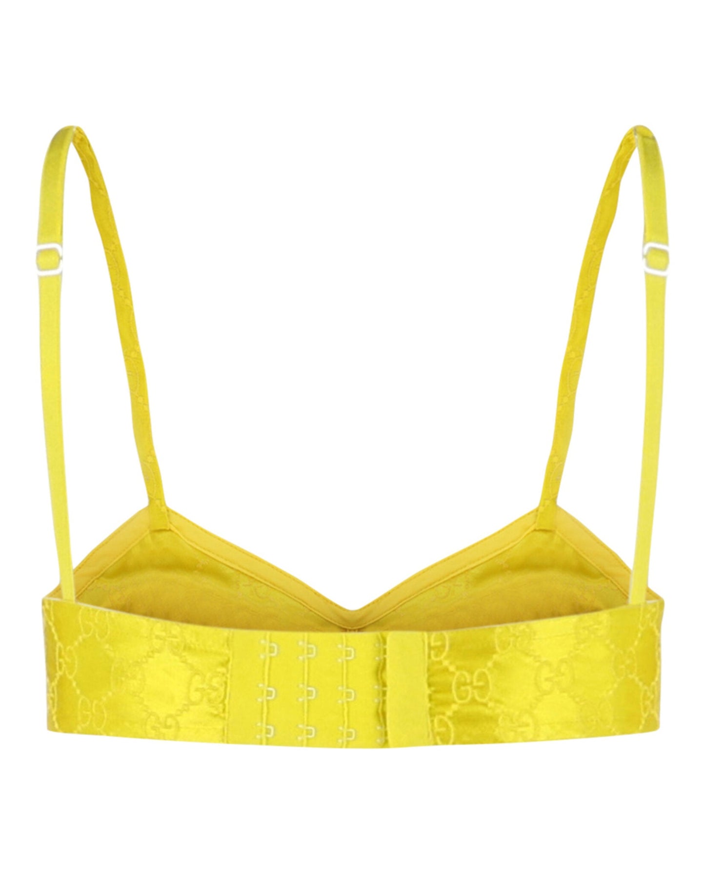 Gucci Womens Embroidered Silk Bra