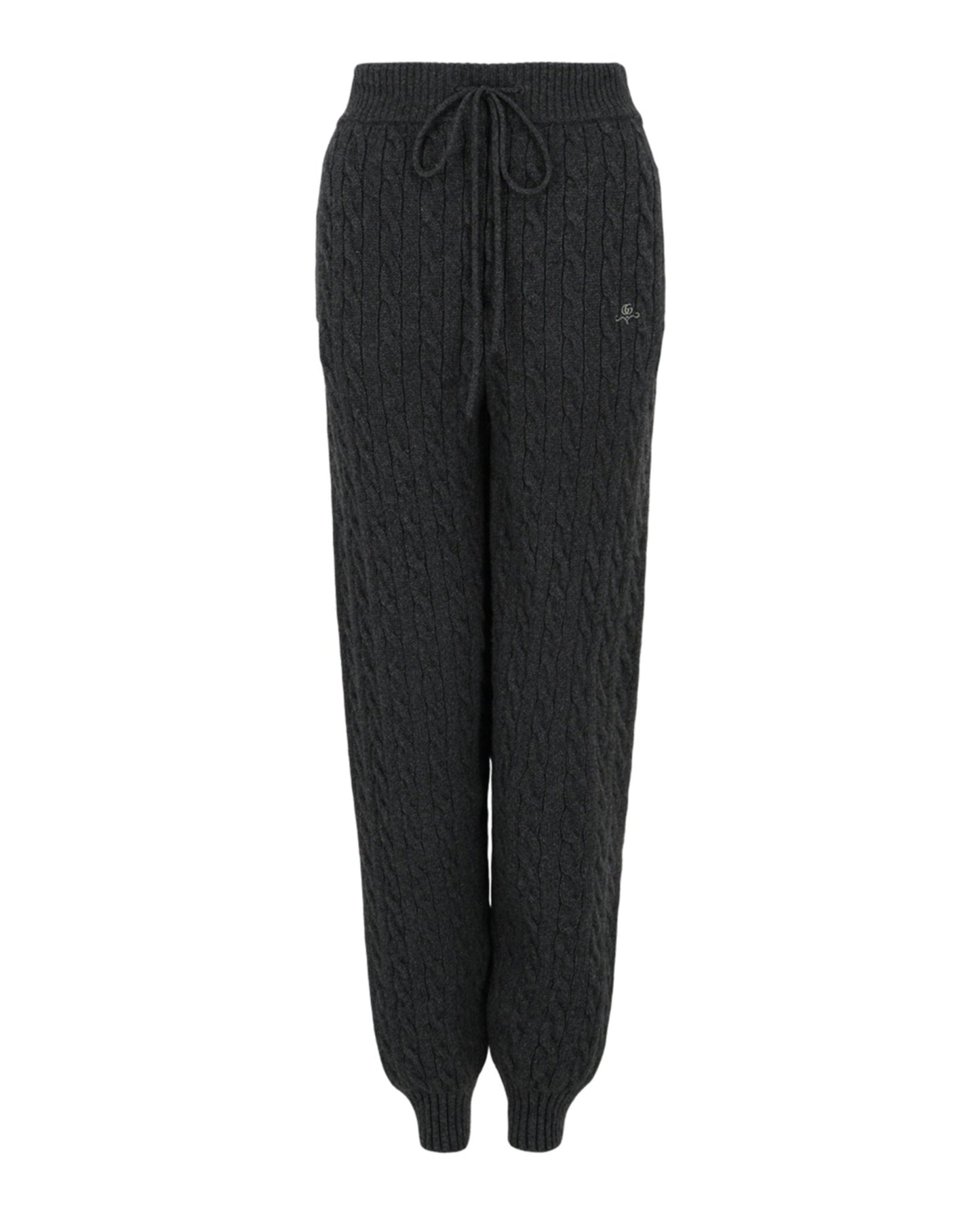 Gucci Womens Woven Cashmere Joggers