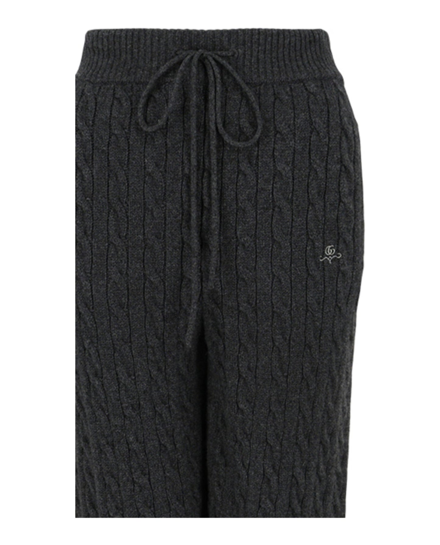 Gucci Womens Woven Cashmere Joggers