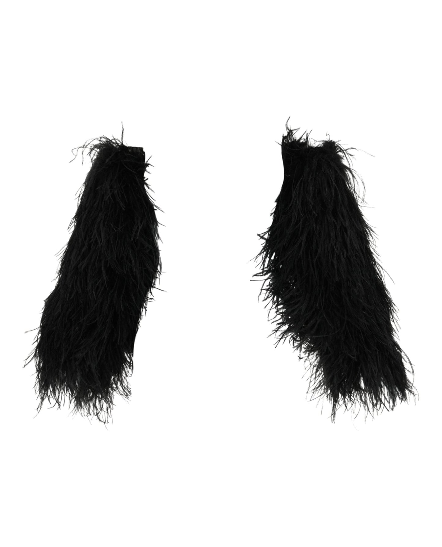 Gucci Womens Slip On Feather Arm Warmers