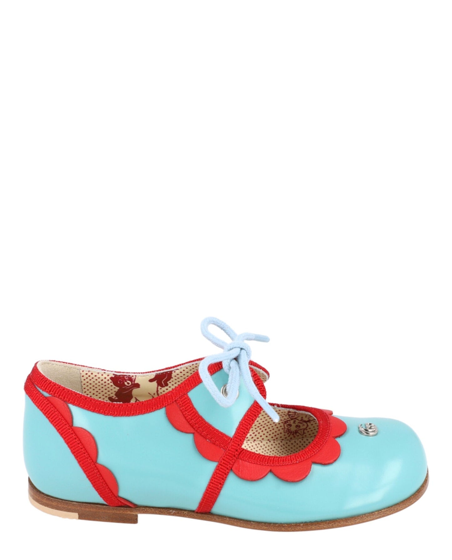 Gucci Girls Scalloped-Trim Dress Shoes