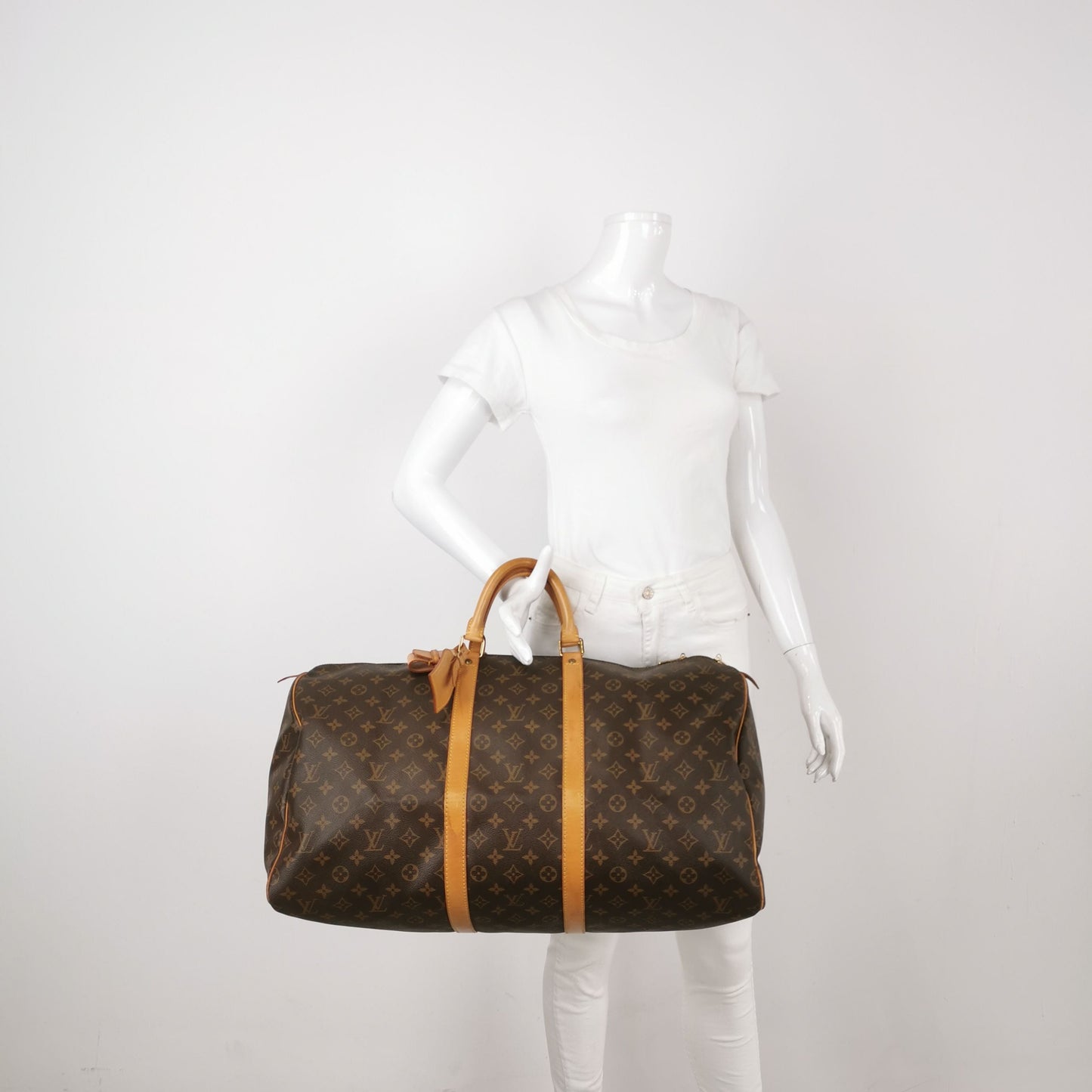 Louis Vuitton Keepall 55 Monogram Canvas Travel Bag 250430781172447