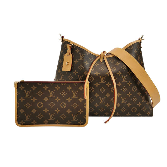 Louis Vuitton Carry All Medium Monogram Crossbody Bag with Chip 250502781175813