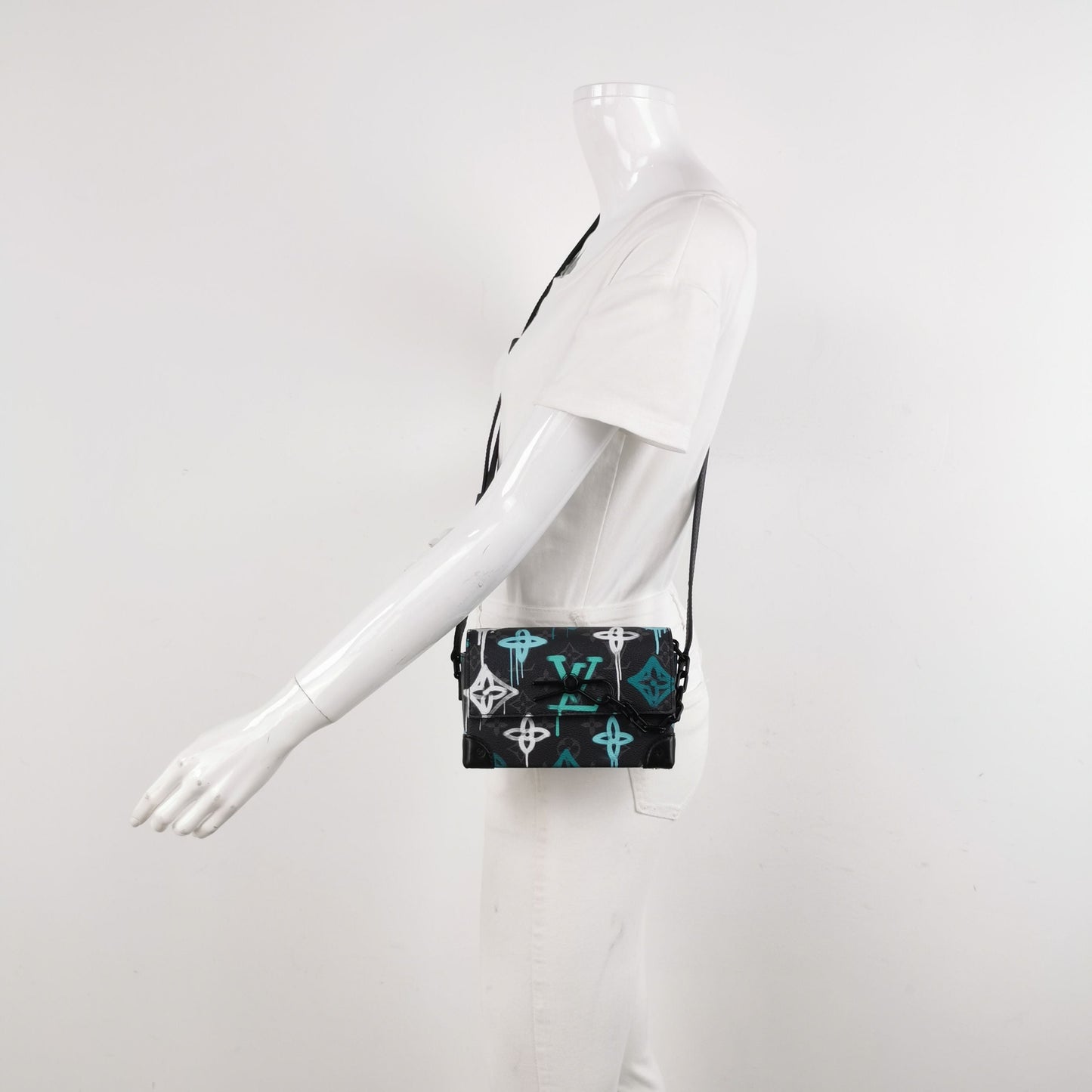 Louis Vuitton Steamer Mini Monogram Print Chain Strap Crossbody Bag with Chip 250502781175756