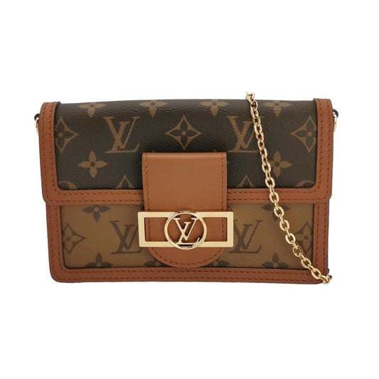 Louis Vuitton Dauphine Mini Monogram Empreinte Leather Crossbody Bag with Chip 250504781177387