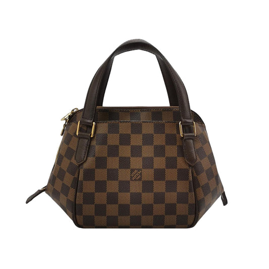 Louis Vuitton Belem Checkered Leather Lunch Box Handbag 250503781176389