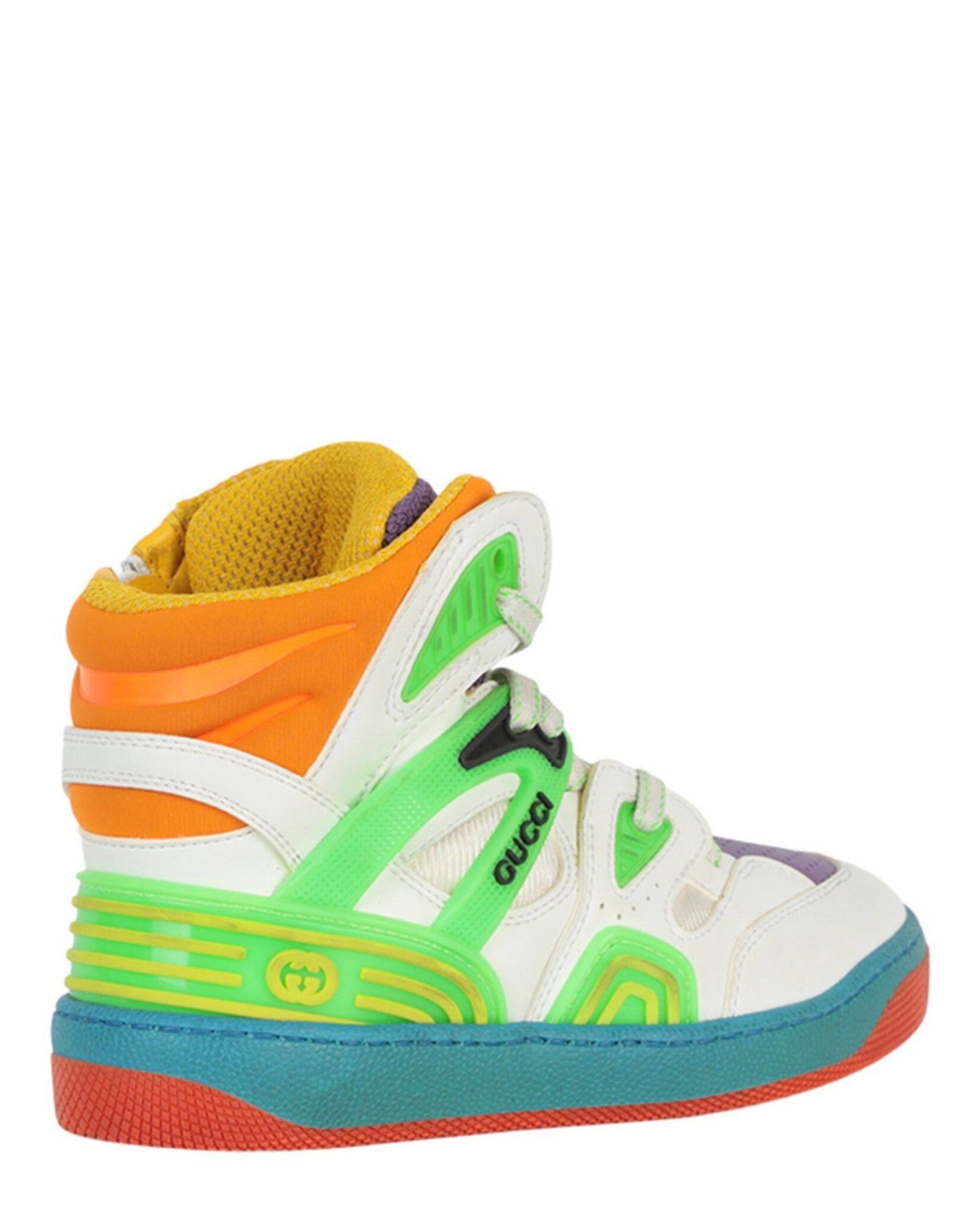 Gucci Unisex-Child Colorblock High-Top Sneakers