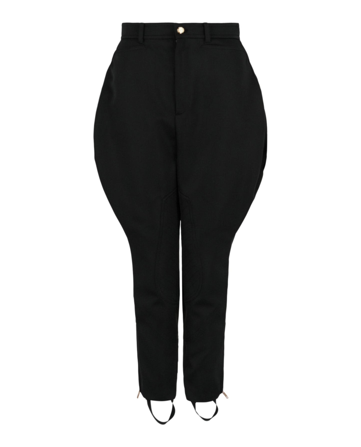 Gucci Womens Satin Stirrup Pants