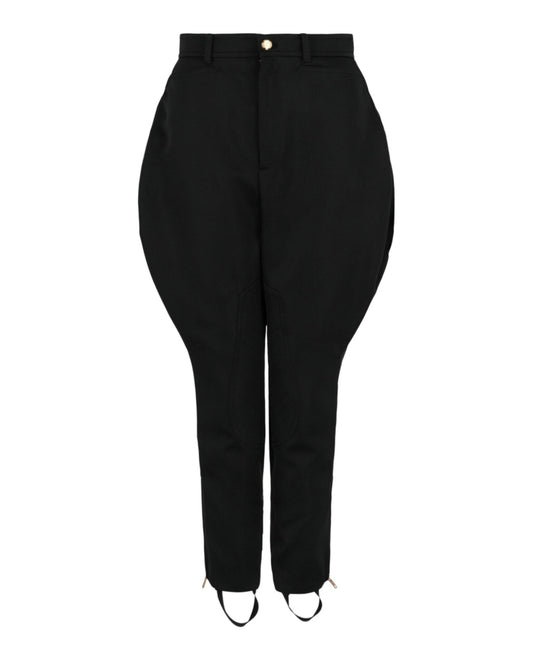 Gucci Womens Satin Stirrup Pants