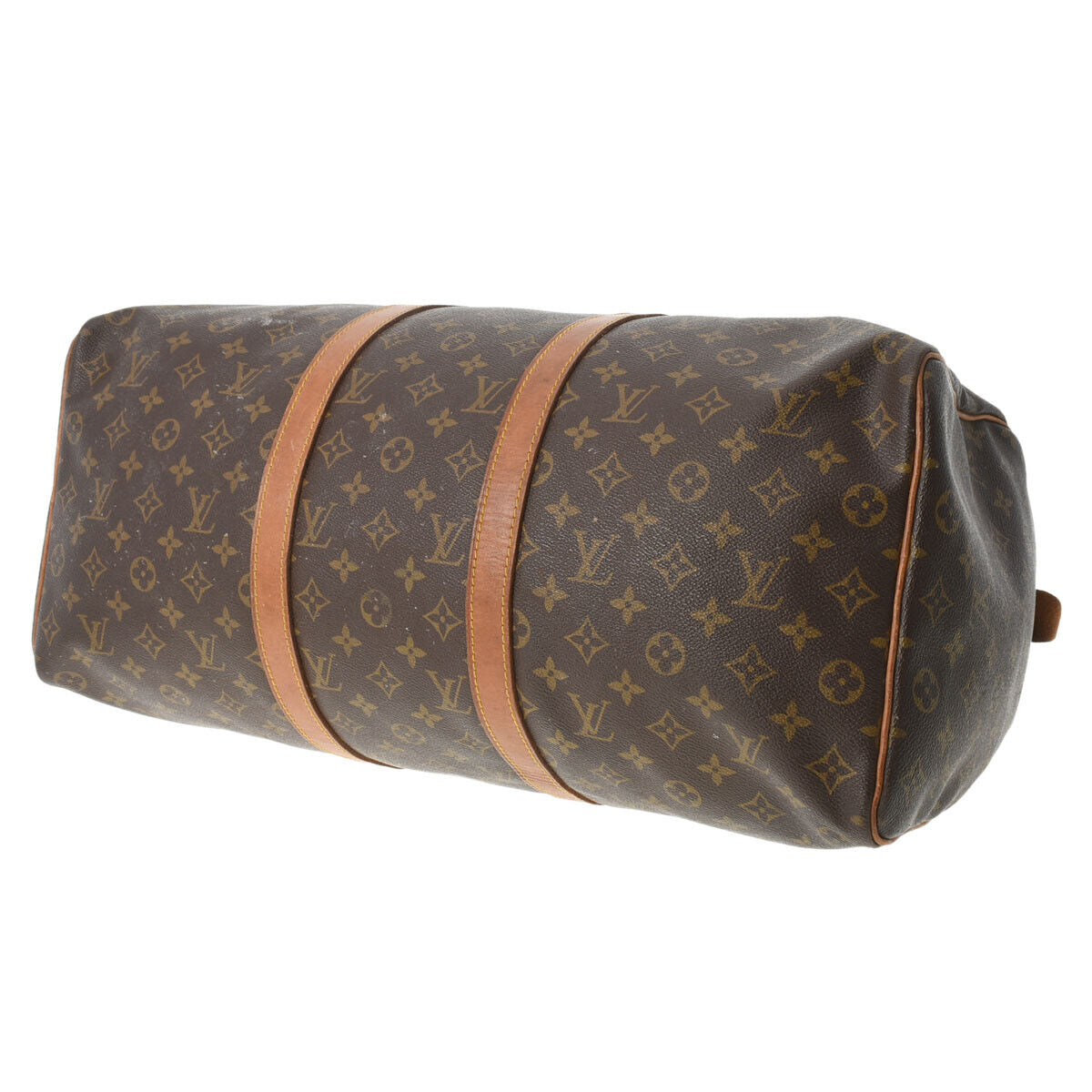 Louis Vuitton Brown Canvas Keepall 50 travel bag