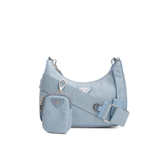 Prada 2020 Blue Re-Edition 2005 Re-Nylon Bag