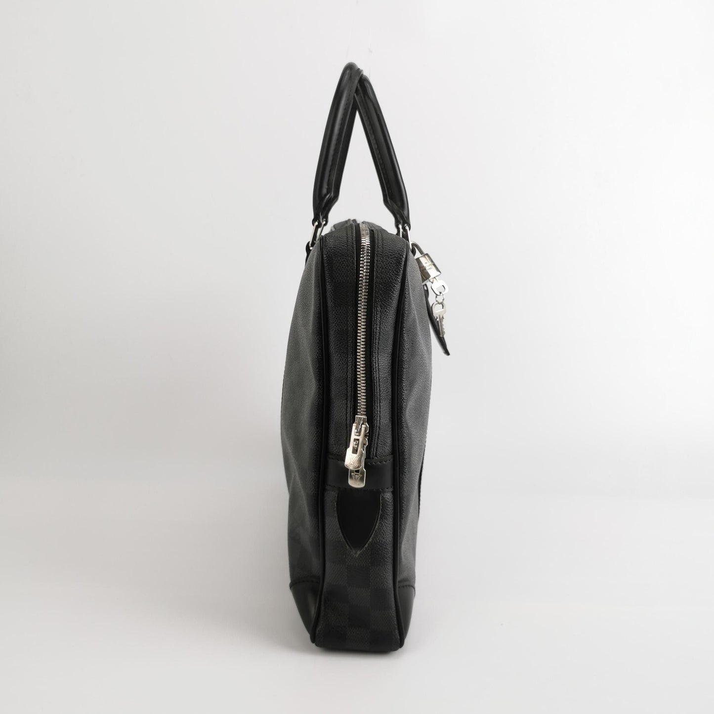Louis Vuitton Porte Documents Voyage Leather Checkered Rectangular Handbag 250514781192612