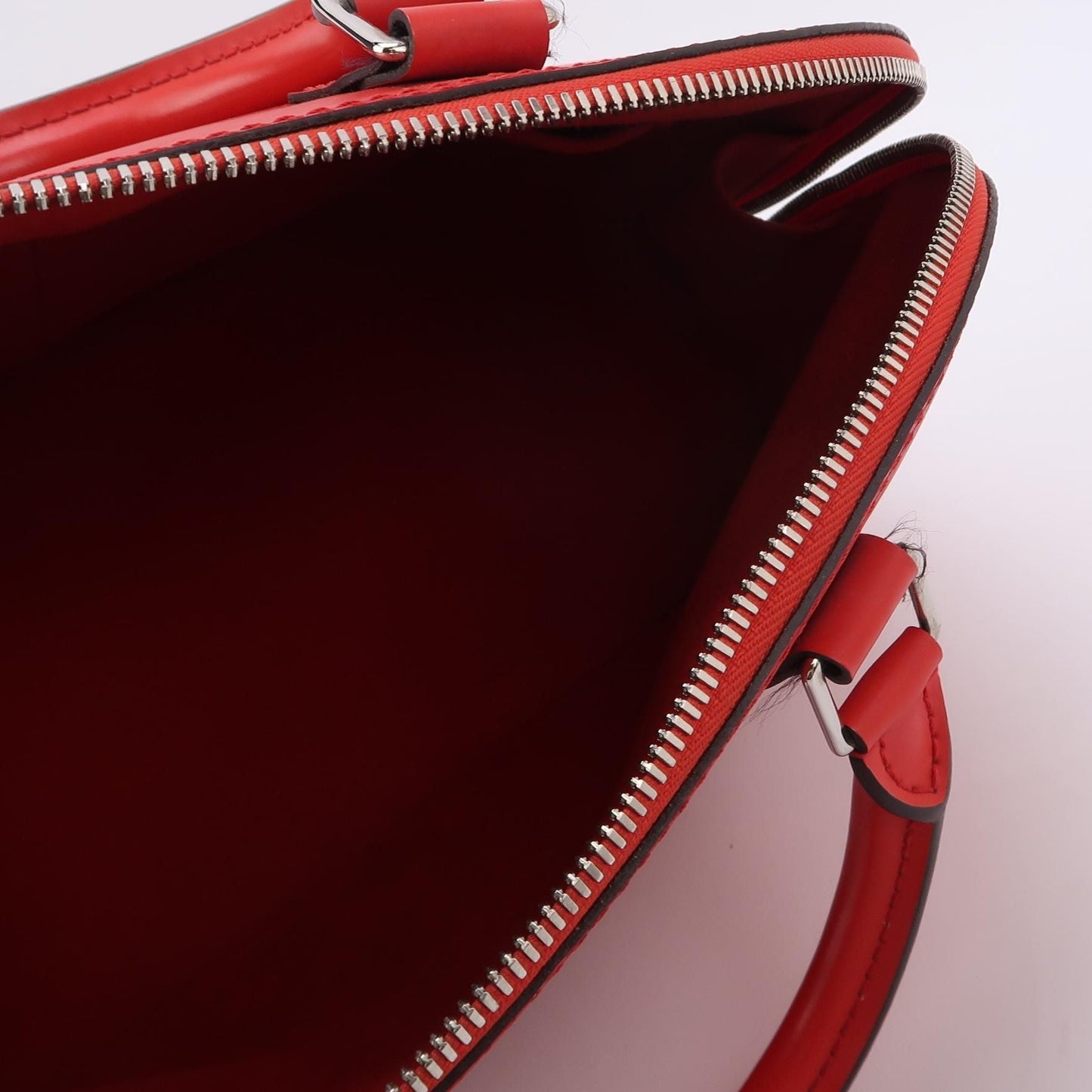 Louis Vuitton Alma Small Calfskin Wave Pattern Logo Shell Bag Handbag 250112781021842