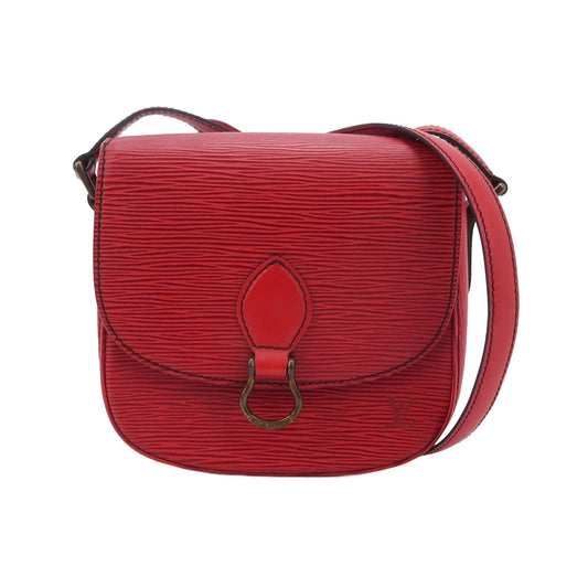 Louis Vuitton Saint Cloud Calfskin Wave Shield Buckle Crossbody Bag 24122778998235