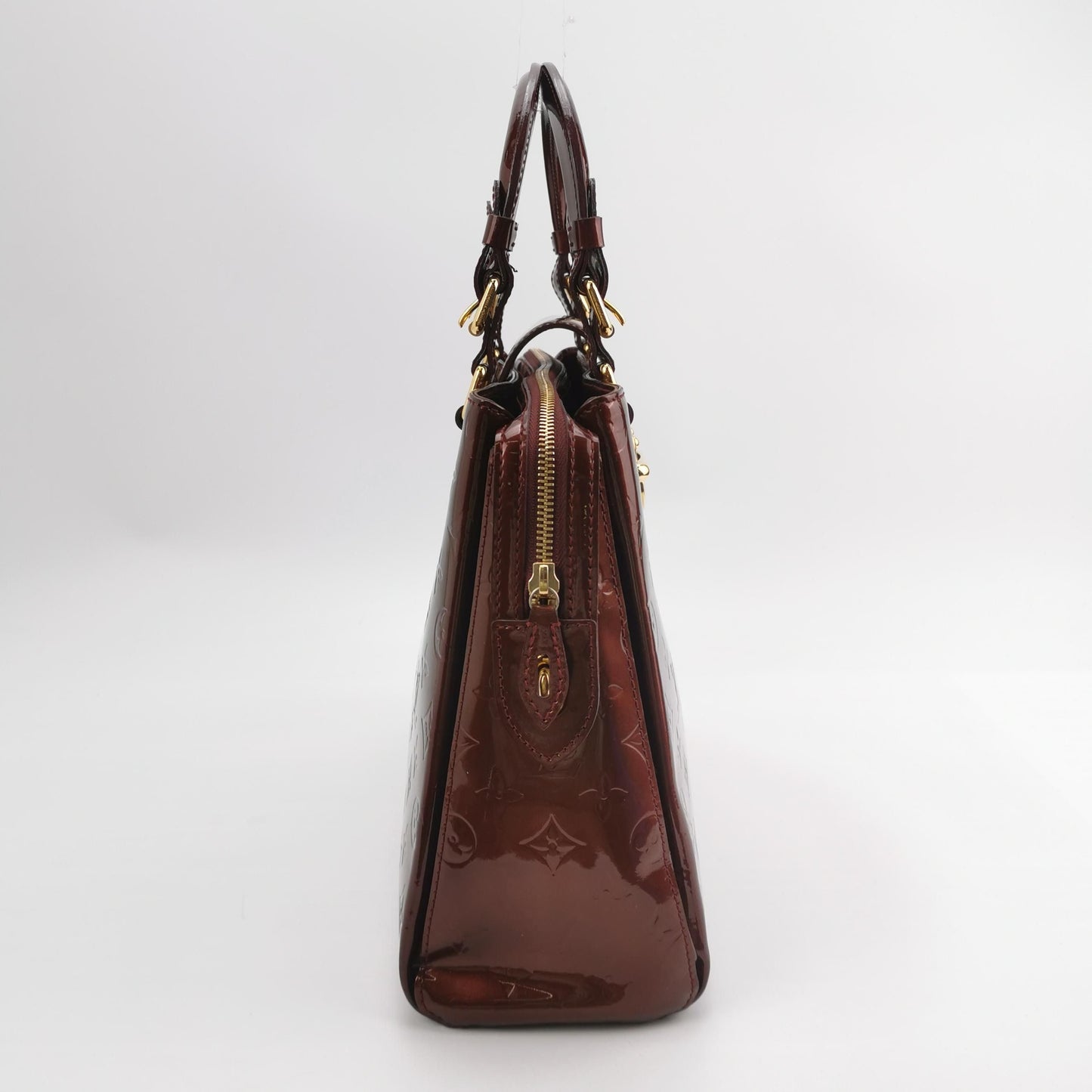 Louis Vuitton Melrose Avenue Patent Monogram Lock Handbag 24121478982257