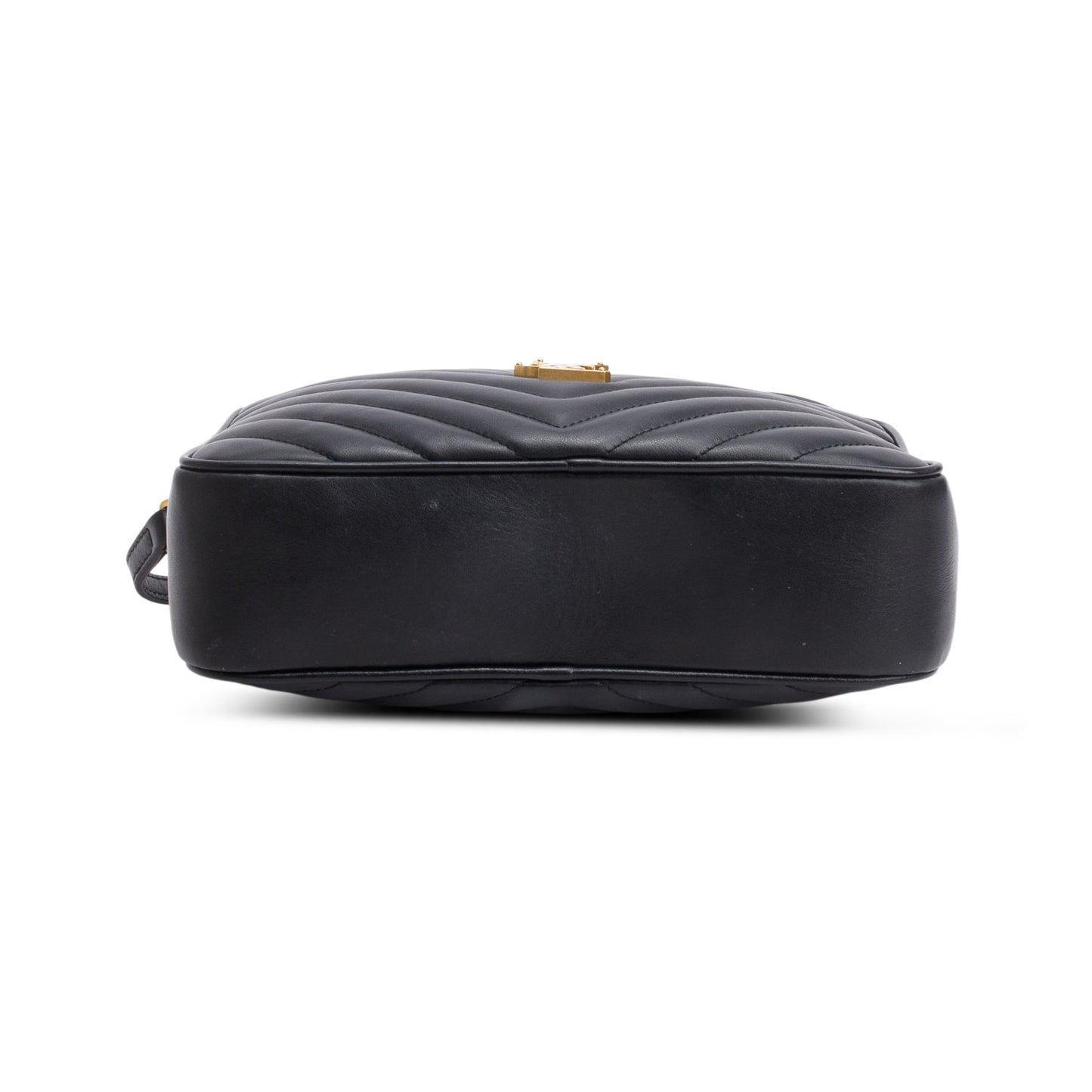 Saint Laurent 2020 Black Quilted Leather Lou Camera Bag