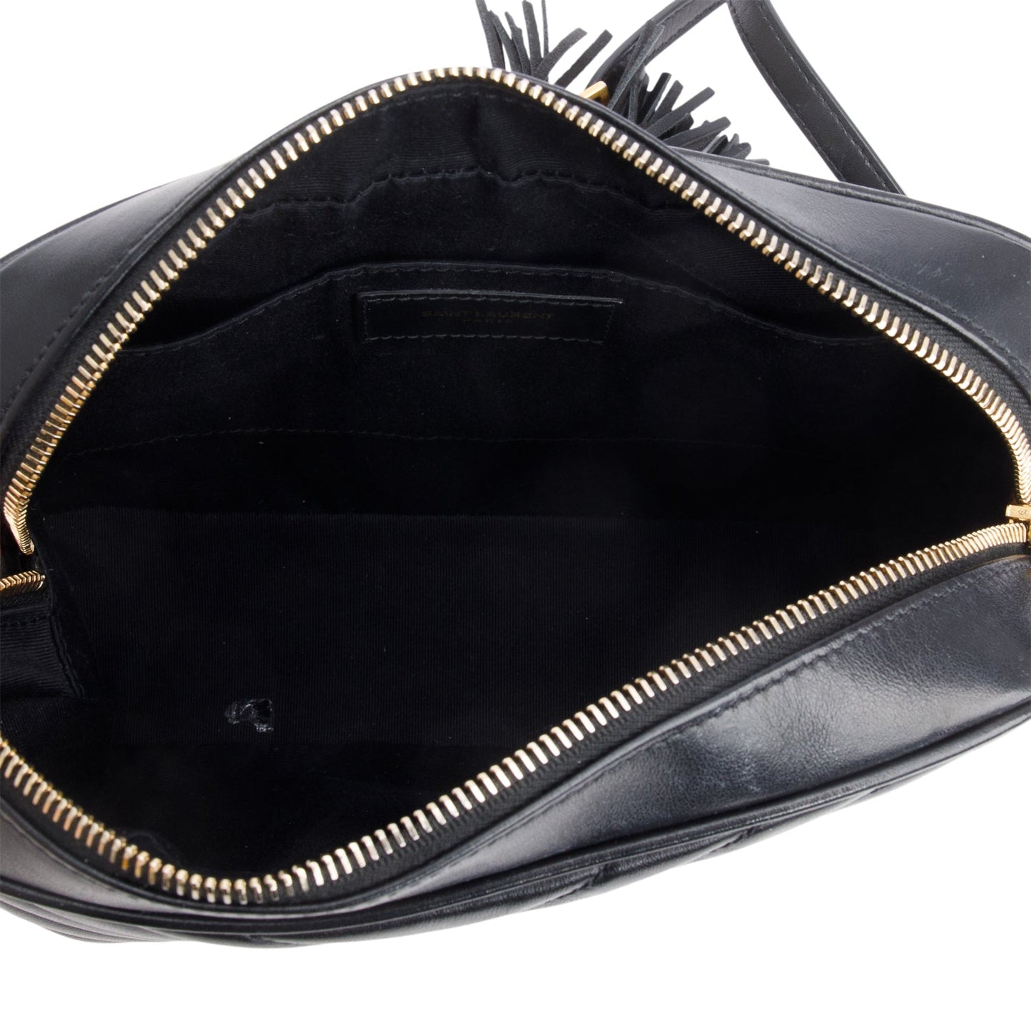 Saint Laurent 2020 Black Quilted Leather Lou Camera Bag