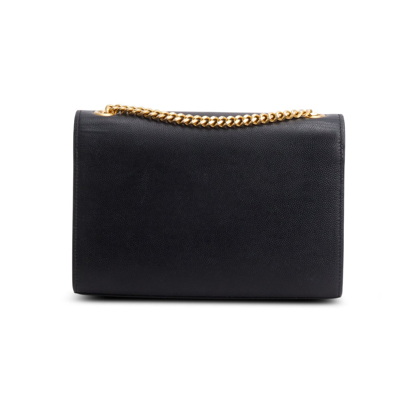 Saint Laurent 2020 Black Grain De Poudre Small Monogram Kate Satchel