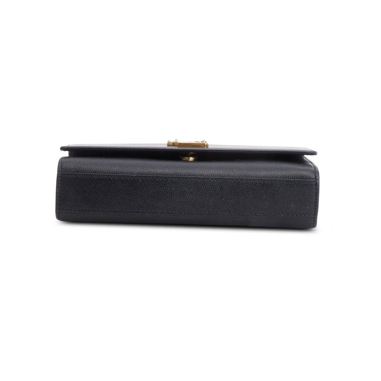 Saint Laurent 2020 Black Grain De Poudre Small Monogram Kate Satchel