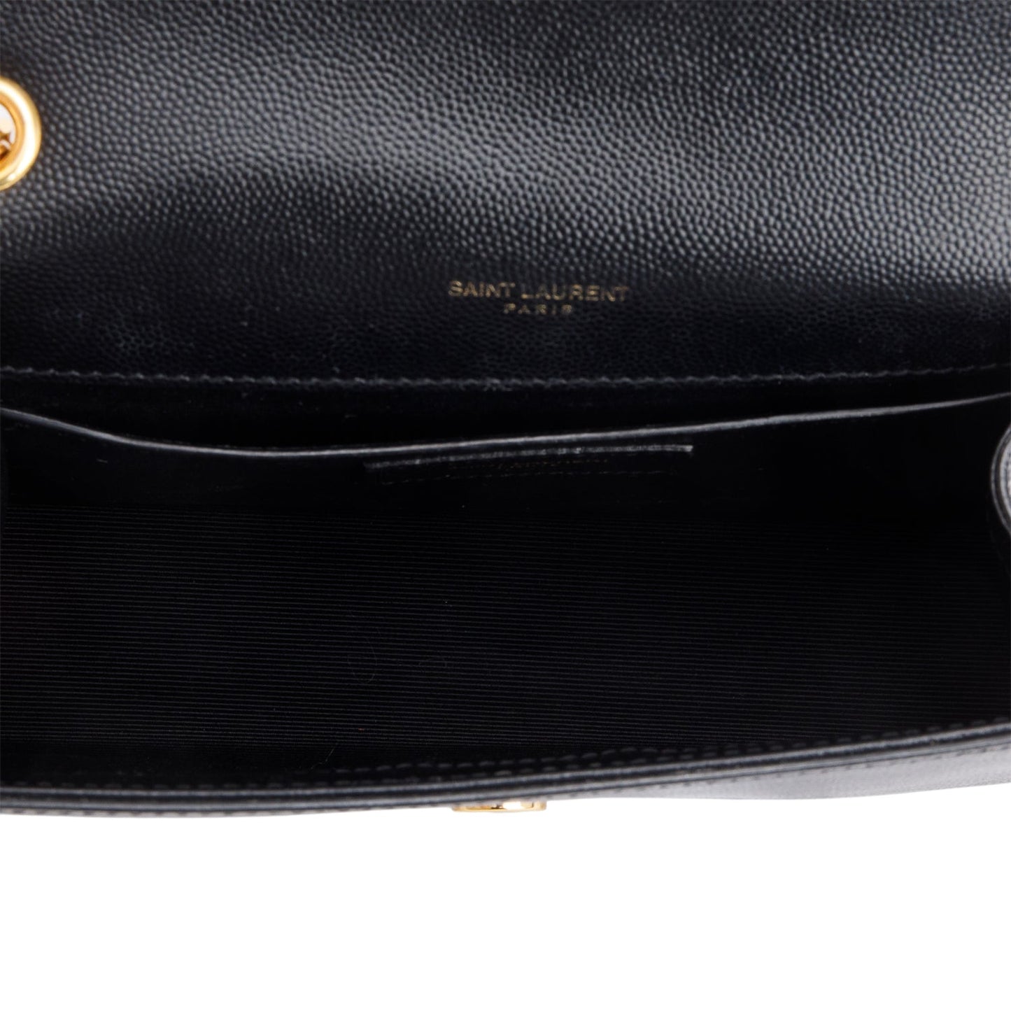 Saint Laurent 2020 Black Grain De Poudre Small Monogram Kate Satchel