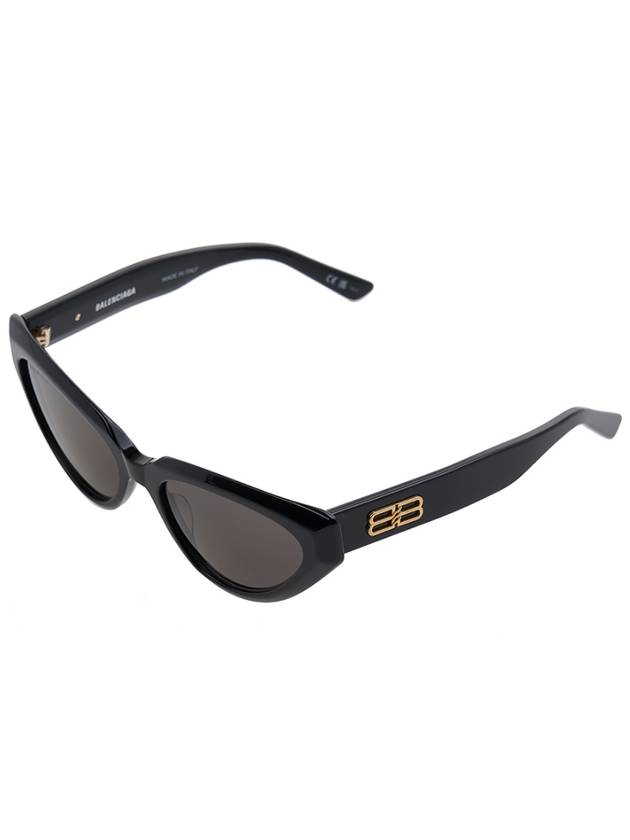 Luxury Balenciaga Trending 2026 Eyewear BB Logo Cat Eye Sunglasses Black