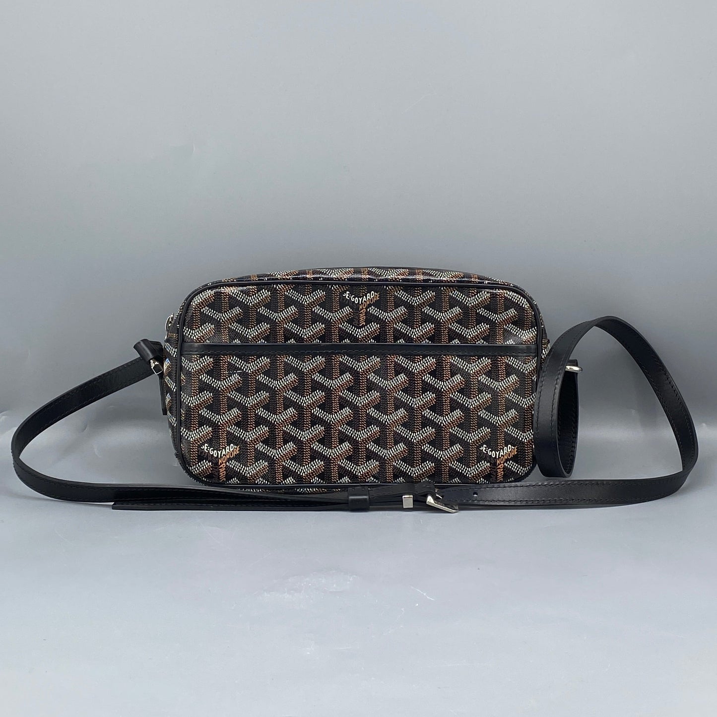 Goyard Cap Vert PM Black Monogram Crossbody Bag