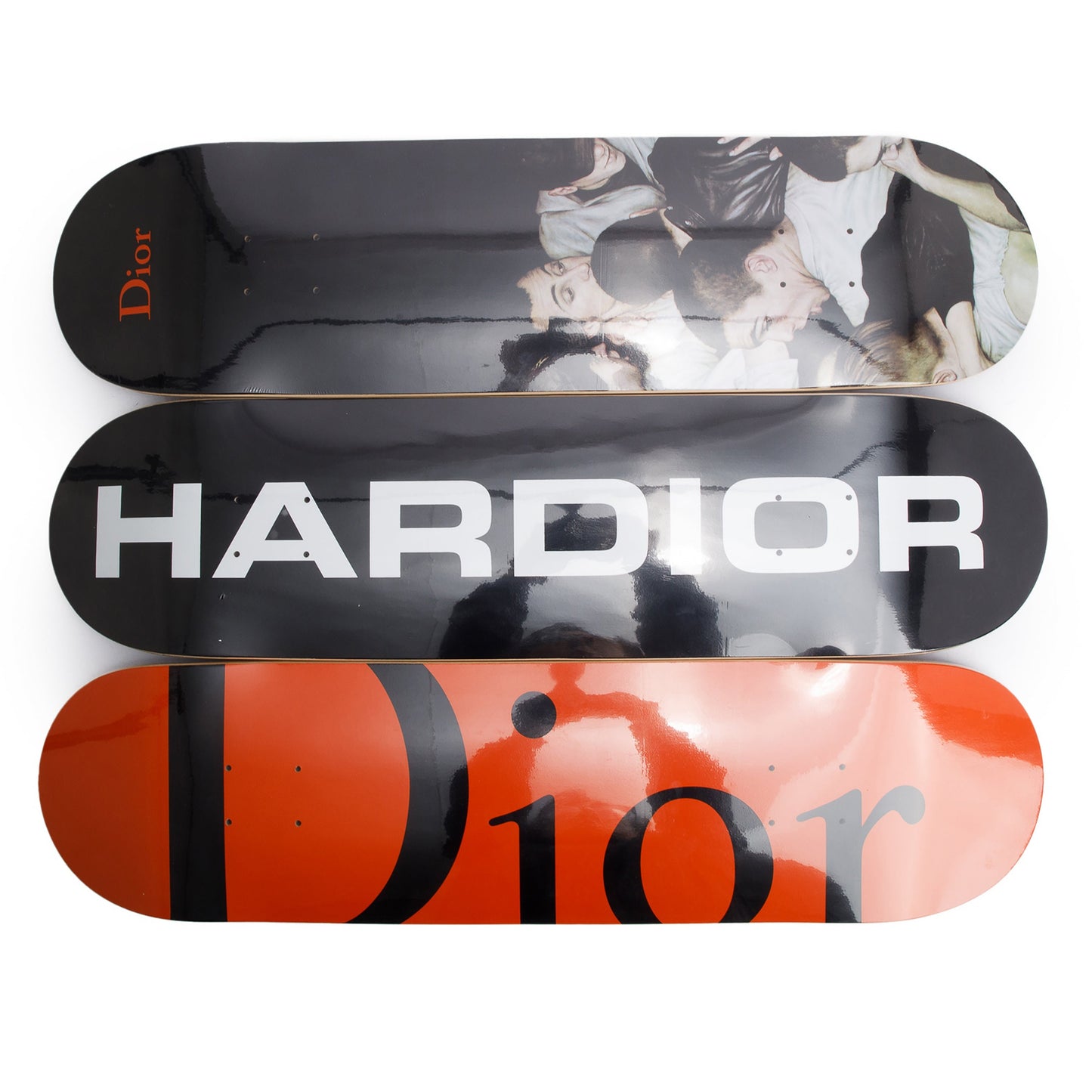 Christian Dior Homme Skateboard Skate Deck Set of 3