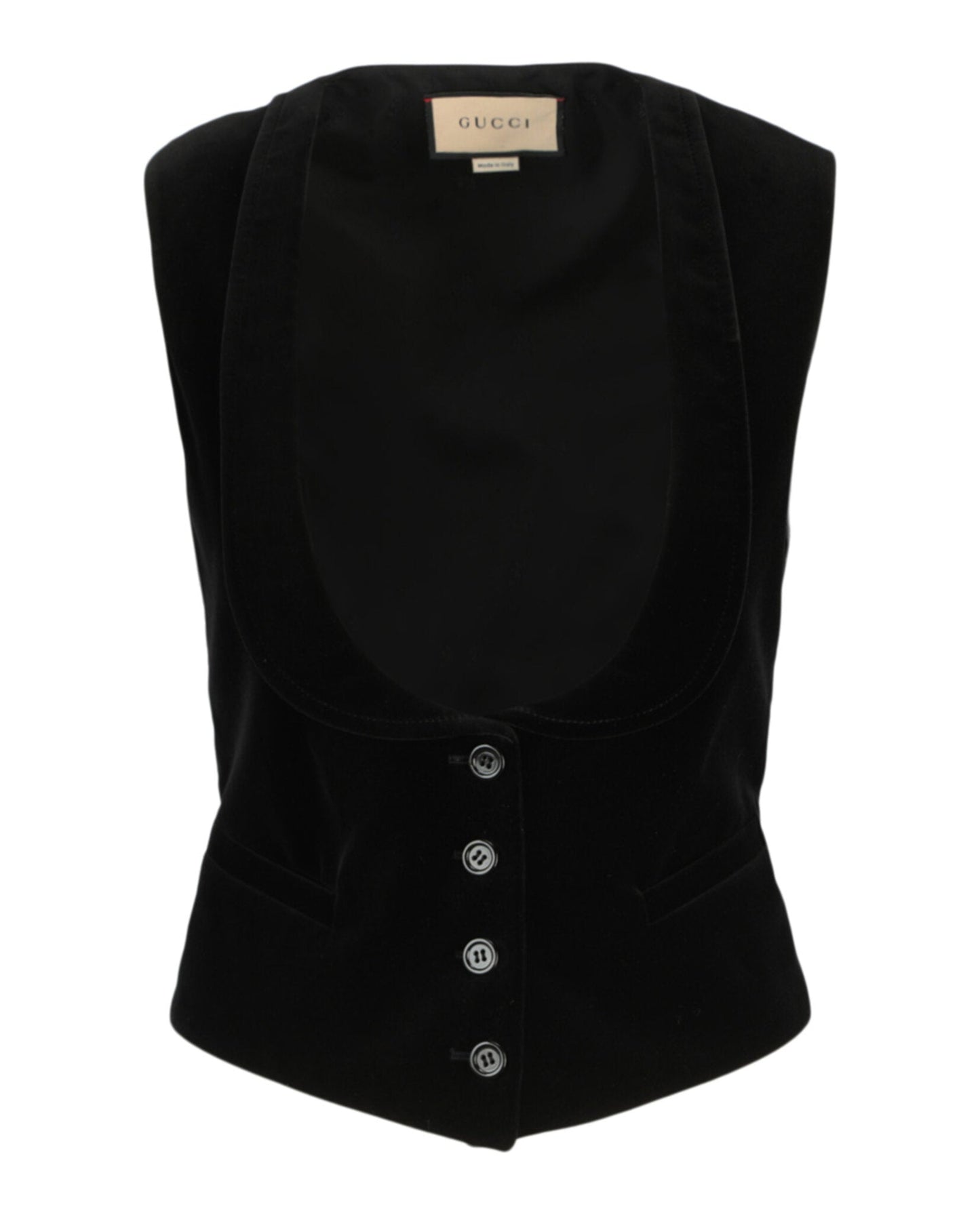 Gucci Womens Velvet Vest