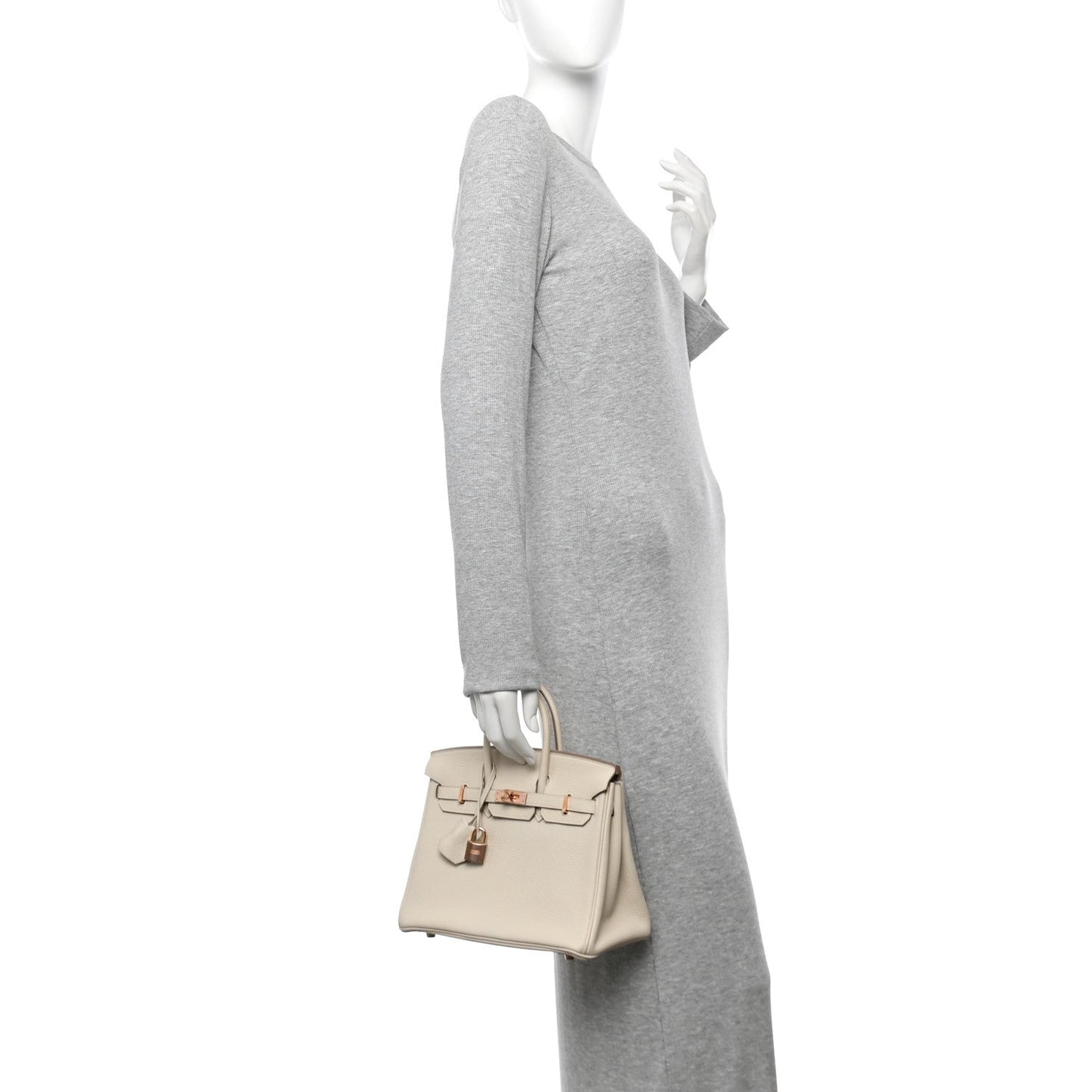 Hermes Togo Birkin 25 Craie